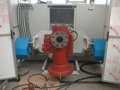 Montage und Prüfvorrichtung für Pumpen